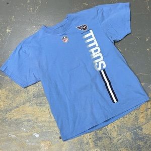 Reebok Tennessee Titans Football Shirt Vintage Large NFL Oilers Football